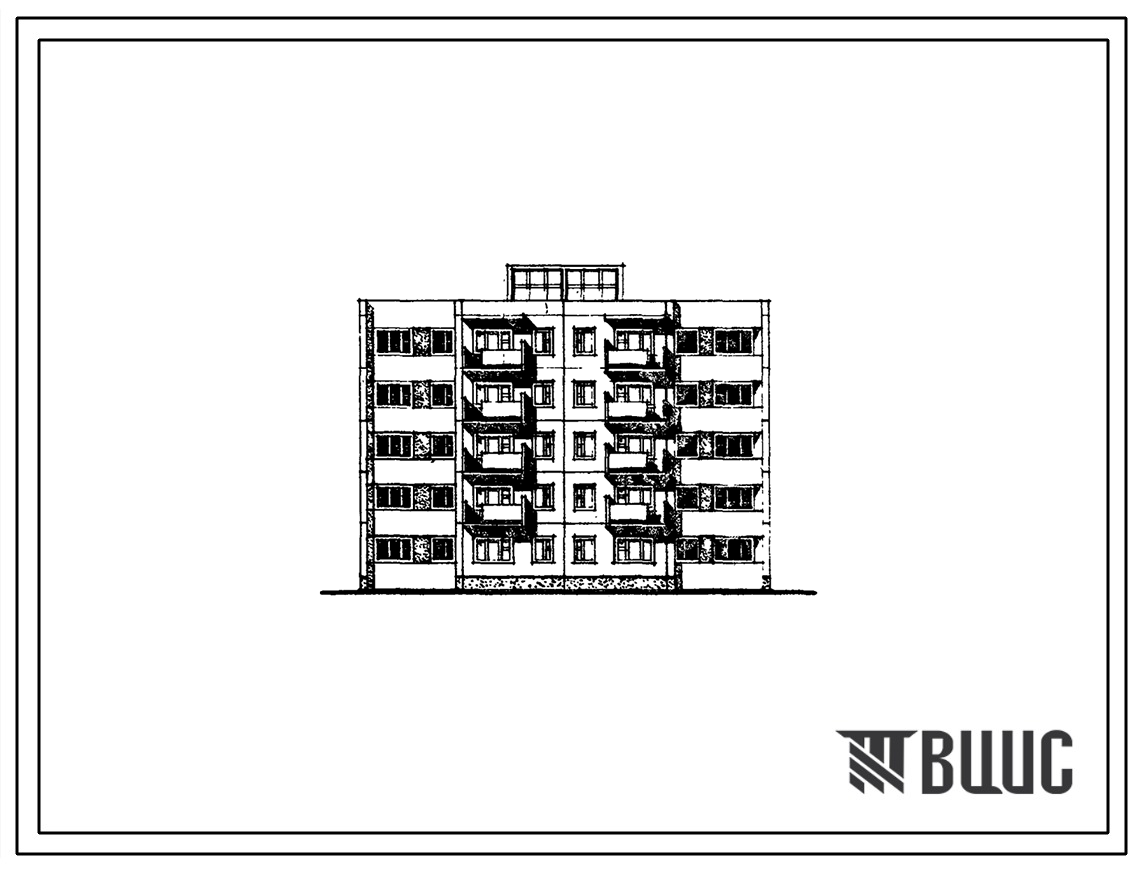 Типовой проект 72-018с/1 Блок-секция пятиэтажная 20 квартирная поворотная для Тувинской АССР ( однокомнатных 1Б-10, двухкомнатных 2Б-1; четырехкомнатных 4Б-9).