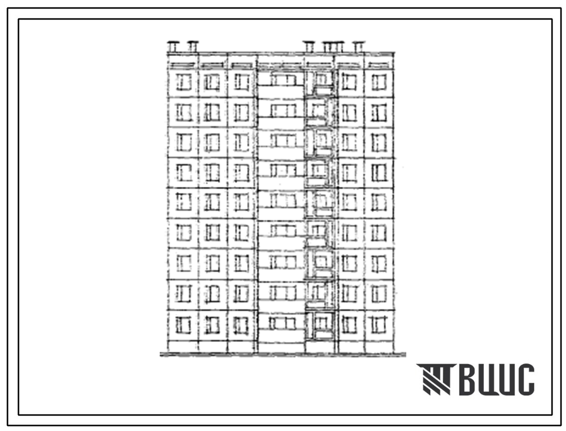 Типовой проект 97-0165.83 Блок-секция рядовая с торцовыми окончаниями пятиэтажная 20-квартирная 3Б.2Б.-4Б.3Б. Для строительства в г. Кзыл-Орда.