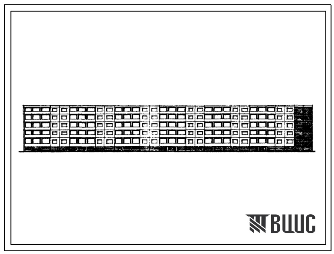 Типовой проект 1-464ЛИ-К15/2П Пятиэтажный шестисекционный дом на 90 квартир (однокомнатных – 15, двухкомнатных – 455, трехкомнатных – 20, четырехкомнатных – 5). Для строительства во 2В климатическом подрайоне Литовской ССР