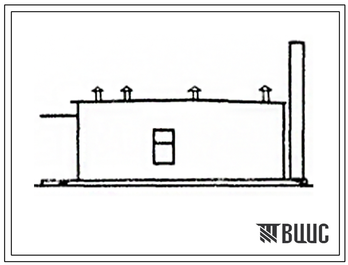Типовой проект 817-223.85 Бригадный дом на 10 человек (стены из кирпича)