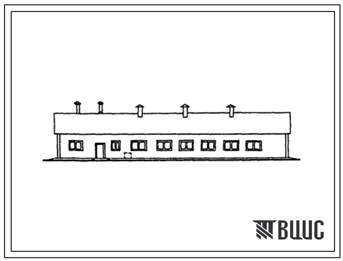 Типовой проект 801-4-66с.83 Здание карантина на 85 телок. Для строительства в подрайонах Азербайджанской ССР сейсмичностью 7 и 8 баллов.