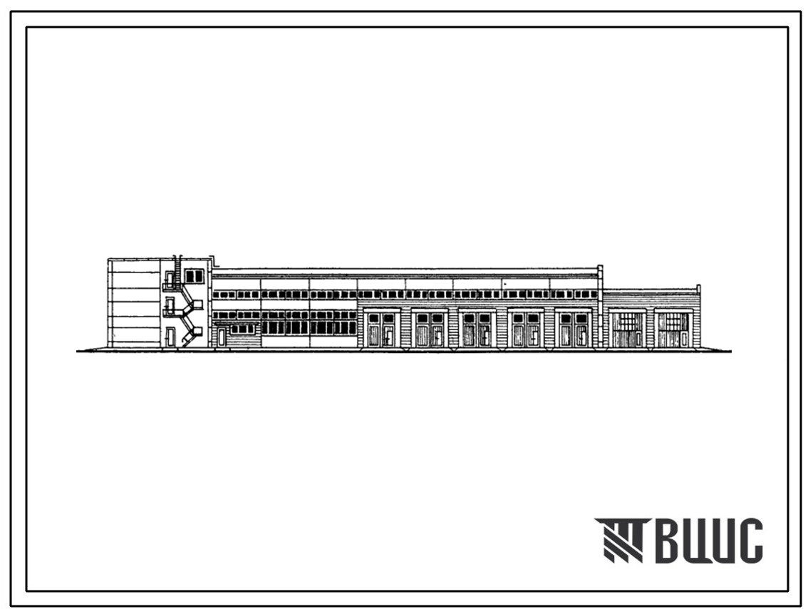 Типовой проект 409-15-34 Опорная база передвижной механизированной колонны Минсельстроя РСФСР с объемом строительно-монтажных работ 2,5-3,0млн.руб. в год. Тип 3 –вариант с автомобильной дорогой.