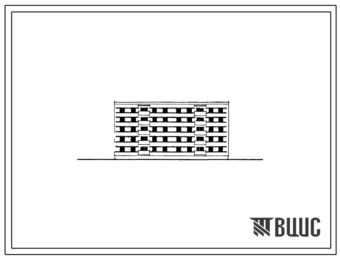 Типовой проект 70-09с Пятиэтажная двойная блок-секция рядовая на 20 квартир (трехкомнатных-10, четырехкомнатных-10) для строительства в 3 строительно-климатической зоне, в районах с сейсмичностью 7 баллов.