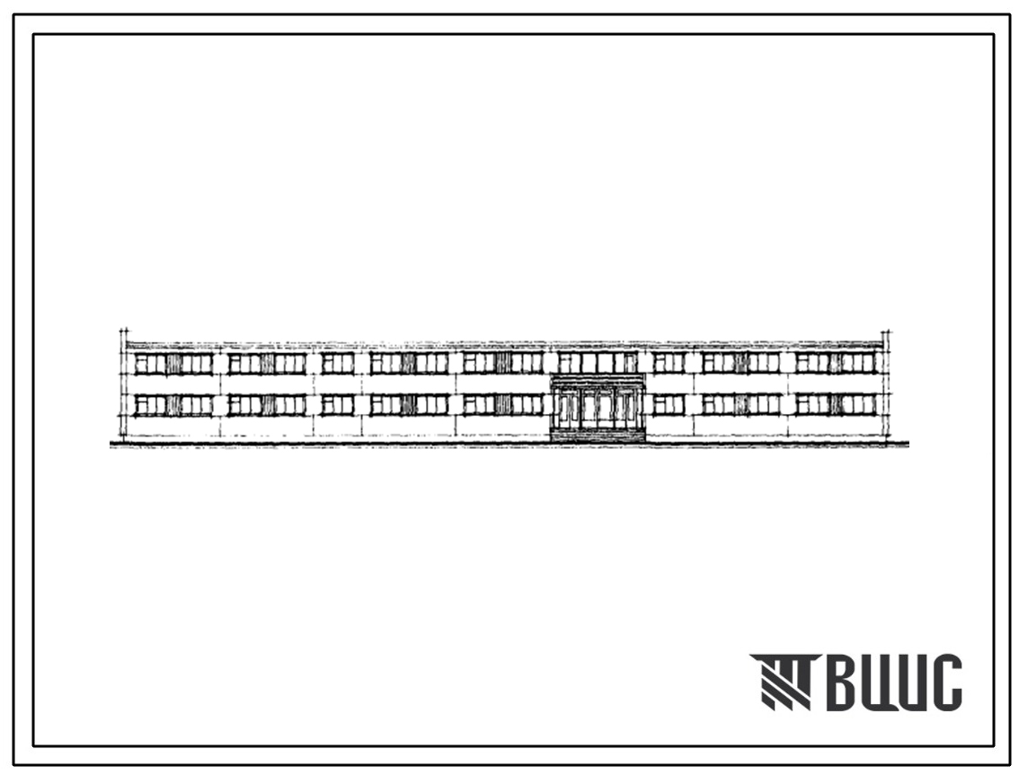 Типовой проект 221-9-12 Спальный корпус на 140 мест для школы-интерната (в конструкциях серии 467Д), для строительства во 2 и 3 строительно-климатических зонах.