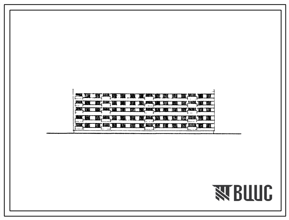 Типовой проект 70-013с Тройная блок-секция торцовая правая на 35 квартир (двухкомнатных 2Б-10, трехкомнатных 3А-15, четырехкомнатных 4Б-5, пятикомнатных 5А-5). Для строительства в 3 климатическом районе сейсмичностью 7 баллов