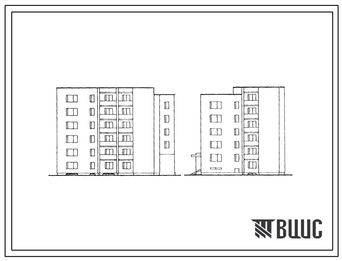 Типовой проект 117-031.85 Пятиэтажная блок-секция на 22 квартиры