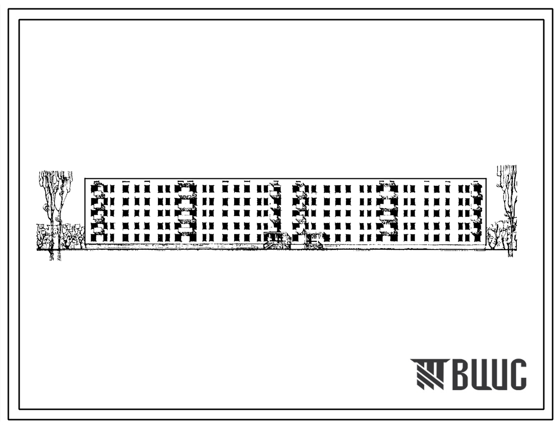 Типовой проект 164-70-69с/1 Пятиэтажное общежитие для студентов на 412 мест, из местных материалов. Для строительства в III климатическом районе сейсмичностью 9 баллов.