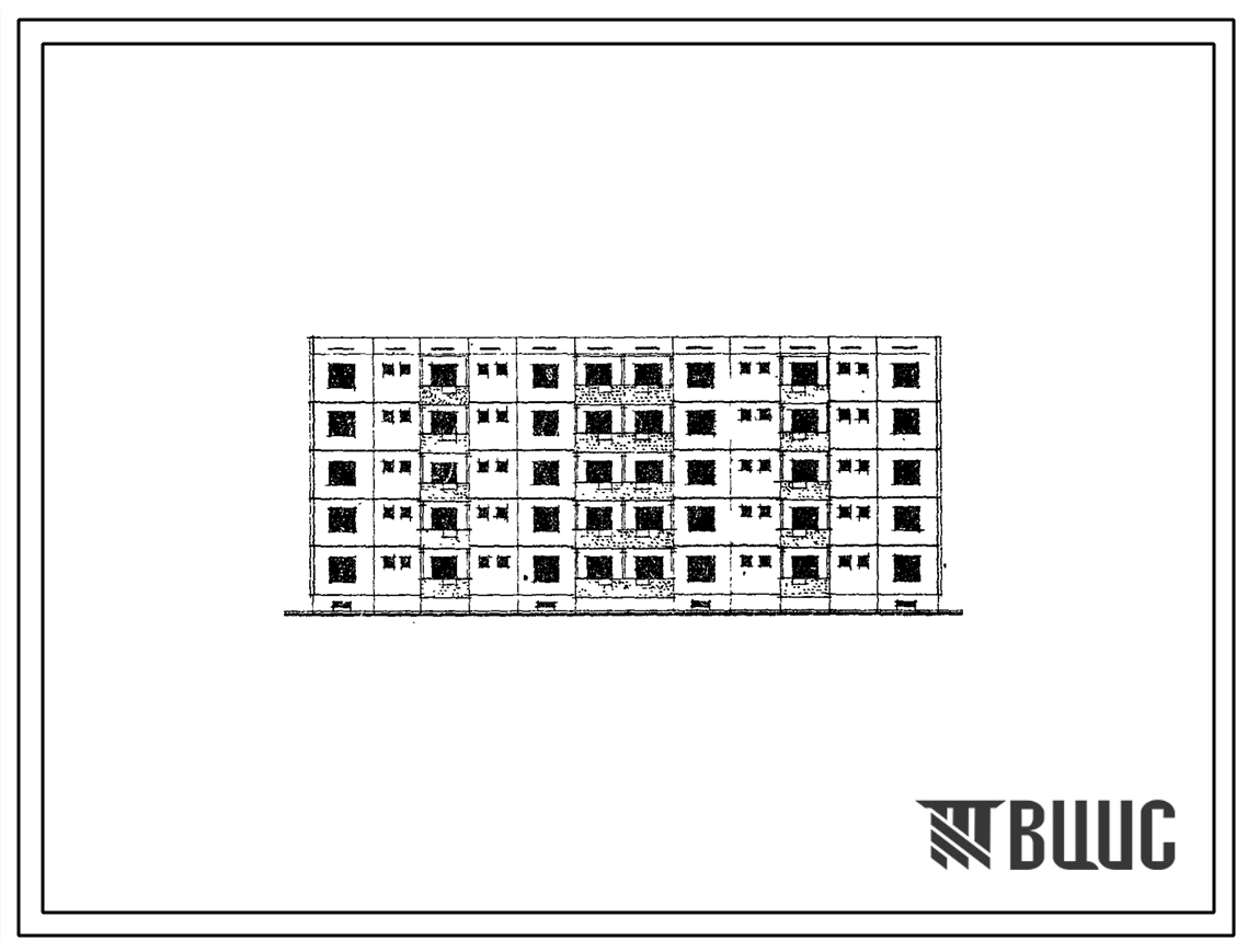Типовой проект 69-020С Пятиэтажная блок-секция на 20 квартир (четырехкомнатных 5, пятикомнатных 5). Для строительства в г.Алма-Ате в районах сейсмичностью 9 баллов.