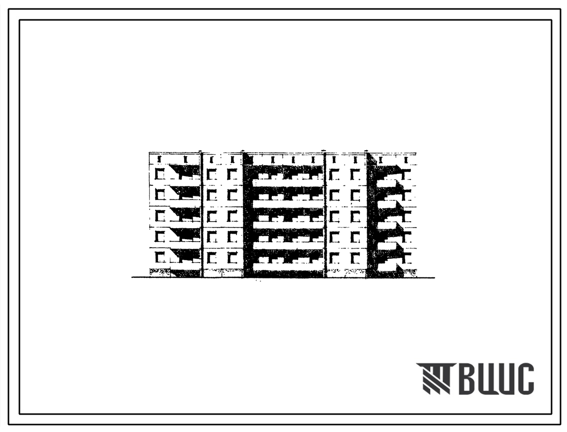 Типовой проект 97-016/1 Пятиэтажная сдвоенная поворотная блок-секция на 29 квартир (однокомнатных 1Б-9; двухкомнатных 2Б-9; трехкомнатных 3Б-1; четырехкомнатных 4Б-10).