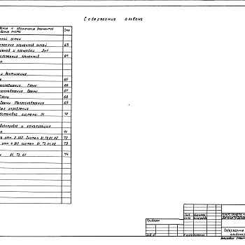 Состав фльбома. Типовой проект 709-4-18.89Альбом 1 Пояснительная записка. Технологические решения.Электротехнические решения. Связь и сигнализация. Автоматизация сантехнических  устройств. Архитектурные решения. Конструкции железобетонные. Отопление и вентиляция. Внутренние водопровод и канализац