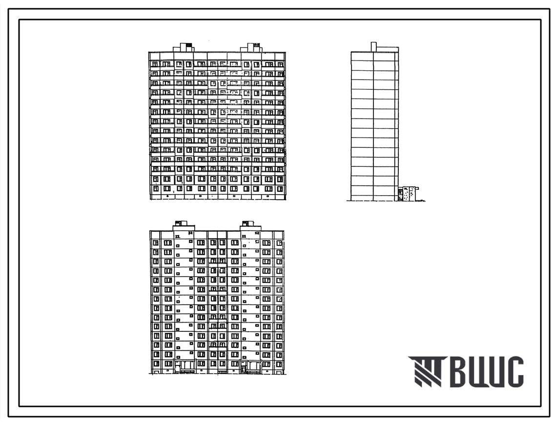 Типовой проект П46-2/12В 12-ти этажный с двумя дополнительными этажами на 110 квартир