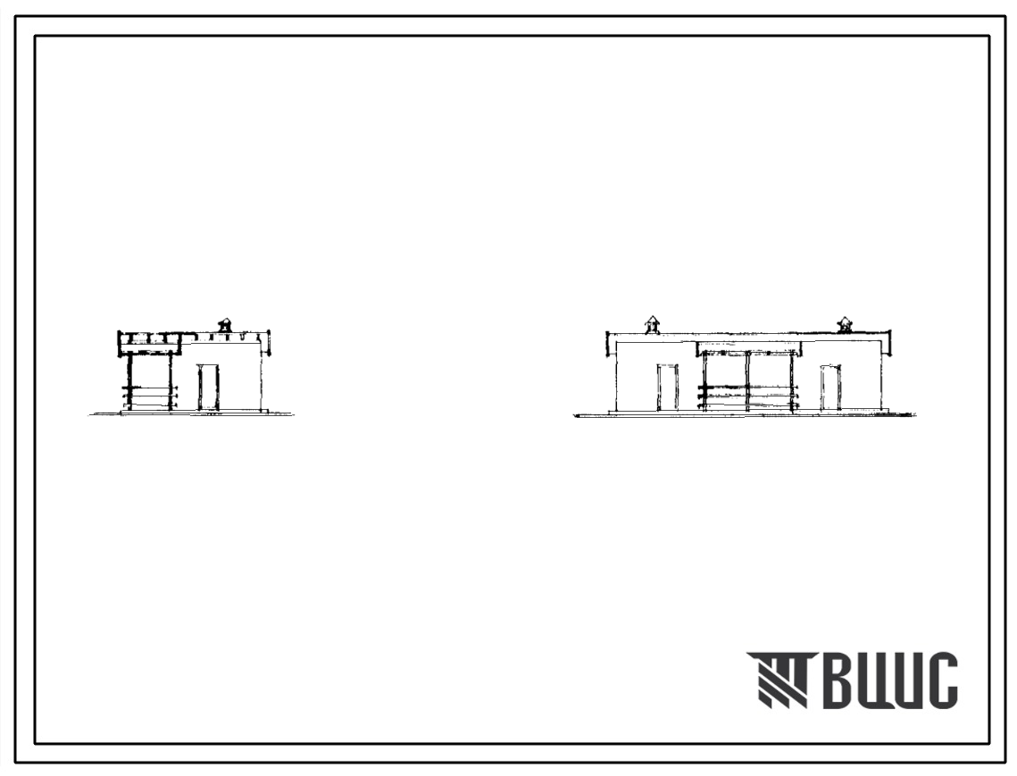 Типовой проект 191-115-88 Надворные и хозяйственные постройки панельной и каркасной конструкции для поселков промышленных предприятий (ограниченное подсобное хозяйство).