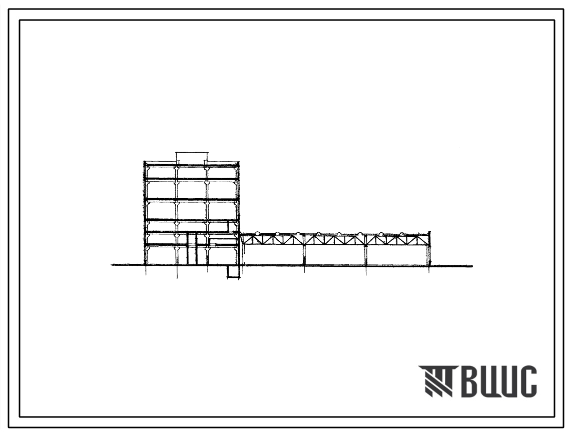 Фасады Типовой проект 406-0-3 Укрупненные блок – секции производственных зданий смешанной этажности.