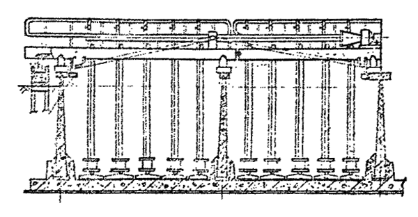 Серия М241 Илосос канализационного вторичного горизонтального отстойника  18х36 м