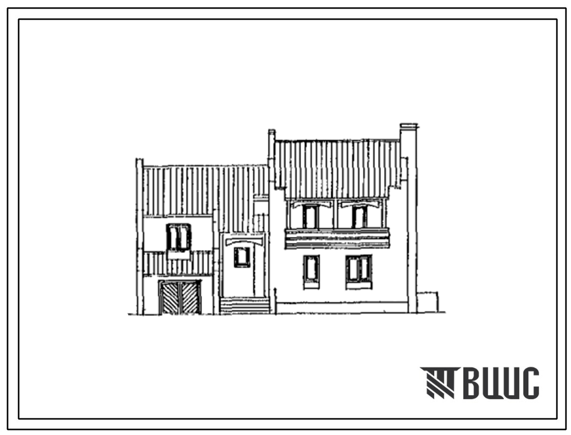 Типовой проект 148-153-31с.13.90 5-комнатный монолитный жилой дом в опалубке системы "Гражданстрой" для индивидуального и кооперативного строительства в Закавказье
