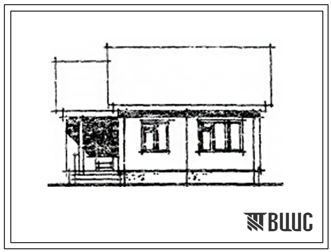 Типовой проект 181-90сх-71/1 Одноэтажный одноквартирный трехкомнатный жилой дом для государственного и кооперативного строительства в сельской местности.