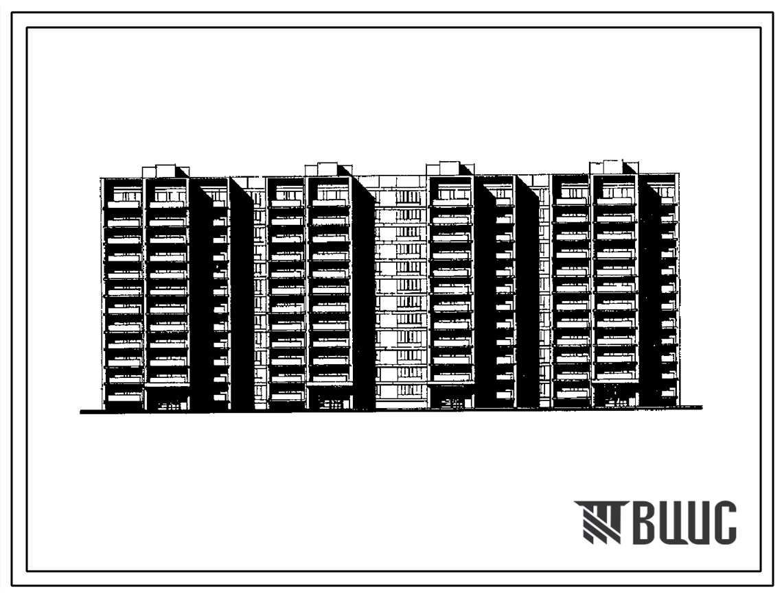 Типовой проект II-68-04/12-82 12-ти этажные 187-квртирные панельно-блочные жилые дома серии II-68 производства ГМПСМ