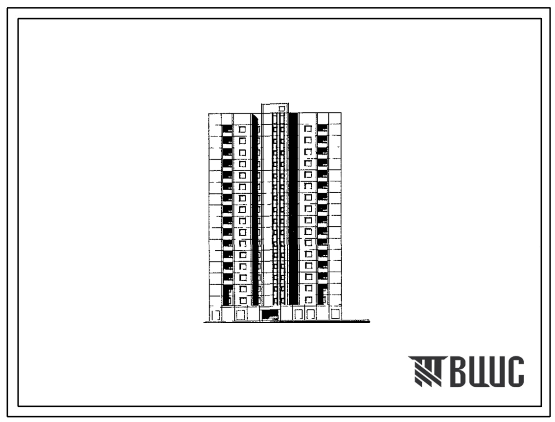 Типовой проект Пп70-06/17 17-ти этажные панельные жилые блок-секции серии Пп70 прозводства ГМПСМ