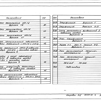 Состав фльбома. Типовой проект 602-137.91Альбом 1 Общая пояснительная записка. Технологические и строительные решения