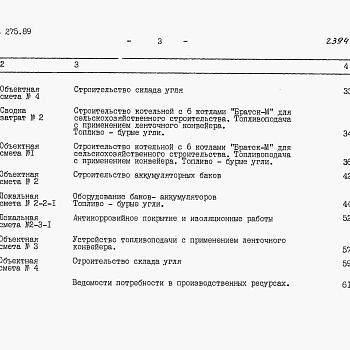 Состав фльбома. Типовой проект 903-1-275.89Альбом 16  Сметы. Сводки затрат. Объектные сметы 