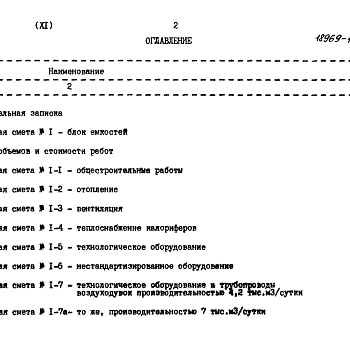 Состав фльбома. Типовой проект 902-3-27.83Альбом 11 Сметы    