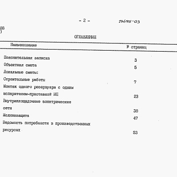 Состав фльбома. Типовой проект 905-1-39.88Альбом 3 Сметы     