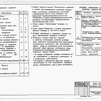 Состав фльбома. Типовой проект 904-02-16.85Альбом 0 Рекомендации по применению. Часть 1 Пояснительная записка. Технологические схемы. Часть 2 Узлы регулирования. 