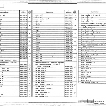 Состав фльбома. Типовой проект 411-1-0128.86Альбом 2 Конструкции метеллические (задание заводу-изготовителю)